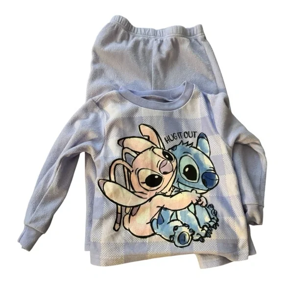 Disney Kids Pajama Set - Pink, Blue, Purple - Picture 3 of 7